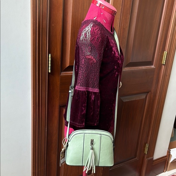 Sam & Hadley  Crossbody bag  vegan sage green  mini bag  mini Crossbody
NWT - Picture 3 of 15